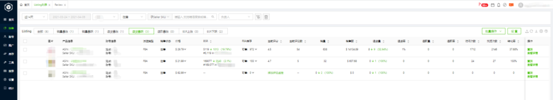 STAKE中国官方网站ERP--一屏展示Listing运营数据