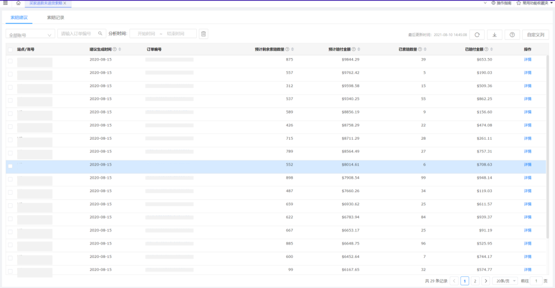 买家退款未退货（FBA）